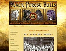 Tablet Screenshot of blackforestbulls.de